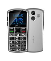 Telefon na tipke Artfon A400 4G Silver-grey