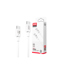 USB kabal XO NB-Q190B PD USB-C to USB-C 60W 2m White