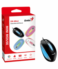 Genius miš DX-Mini USB LED miš black, 1000 DPI, 1.5m, 3 tipke, optički