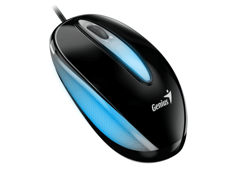 Genius miš DX-Mini USB LED miš black, 1000 DPI, 1.5m, 3 tipke, optički ...