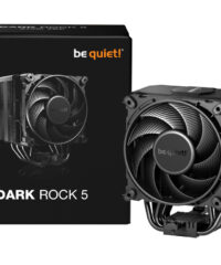 be quiet! Dark Rock 5 Black CPU Cooler, 120mm, 210w TDP, Height: 161mm