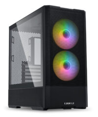 Lian Li Case Lancool 207 Black ATX, 2x 120mm, 2x 140 ARGB Mid Tower