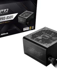 ASRock PSU 650W Gold, Pro80PLUS, 120mm fan, ATX 3.1PCIe 5.1