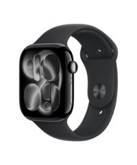 Apple Watch Series 11 GPS 46mm Jet Black Aluminium Case With Black Sport Band MEUW4 M/L