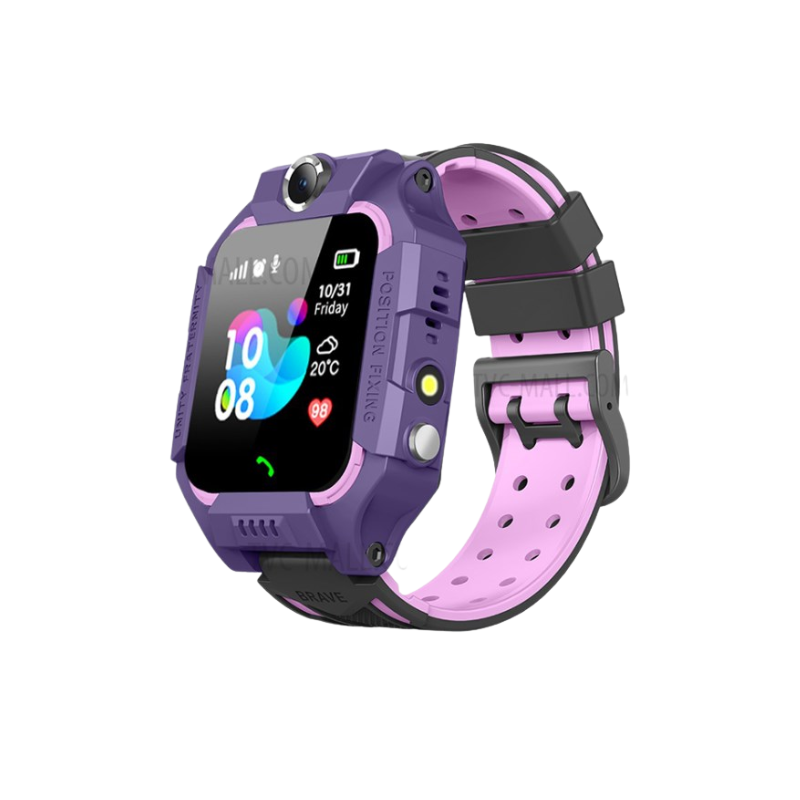 Djeciji pametni sat Q19 2G LBS lokacija Ljubicasti