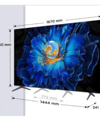 TCL 75"C6KS 4K QD-Mini LED TV60Hz Google TV; Game Master;Dolby Atmos; Onkyo 2.1; HDR Premium;