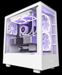 NZXT CASE H5 ELITE WHITE Mini-ITX, Micro-ATX, ATX Mid-Tower, 3x Fans