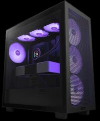 NZXT CASE H7 FLOW BLACK RGB Mini-ITX, Micro-ATX, ATX Mid-Tower, 4x fans