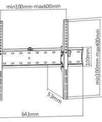 TV Nosac 37-70'' nagib