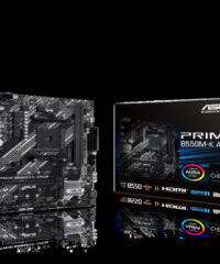 ASUS MB PRIME B550M-K ARGB AM4, 2x DDR4, 2x M.2, 4x SATA 6x USB, 1xDP, 1x HDMI, mATX