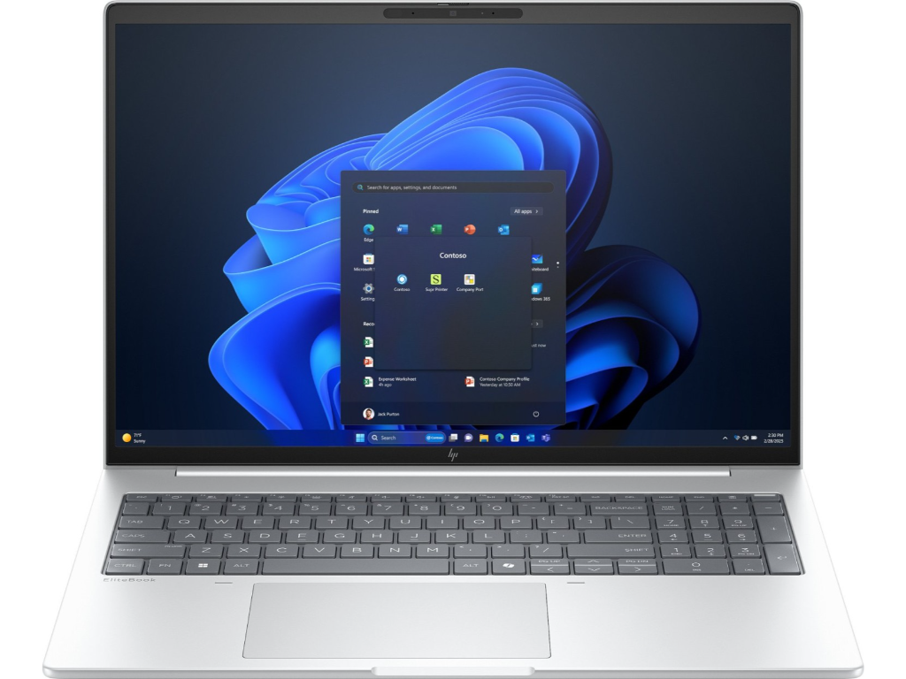 HP EB8G1i16 U7 255U 16 16GB/5116" FHD, U7 255U 1.7/5.2GHz16GB DDR5, 512GB, Backlit KB, W11Pro - Image 2