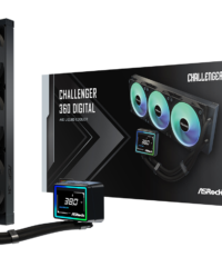 ASROCK 360 A-RGB LCD AIOLiquid Cooler, Challenger3" LCD, 1851, 1700, AM4, AM5