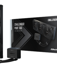 ASROCK 360 LCD AIO BlackCPU Liquid Cooler, Challenger1851, 1700, AM4, AM5