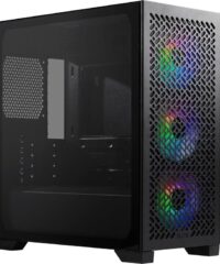 Cooler Master Case Elite 302 Black, Mid-Tower, mATX 3x120mm ARGB fans