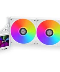 Lian Li Galahad II Trinity 280 RGB LCD White (bijela), 280mm Liquid Cooling, Vodeno hlađenje