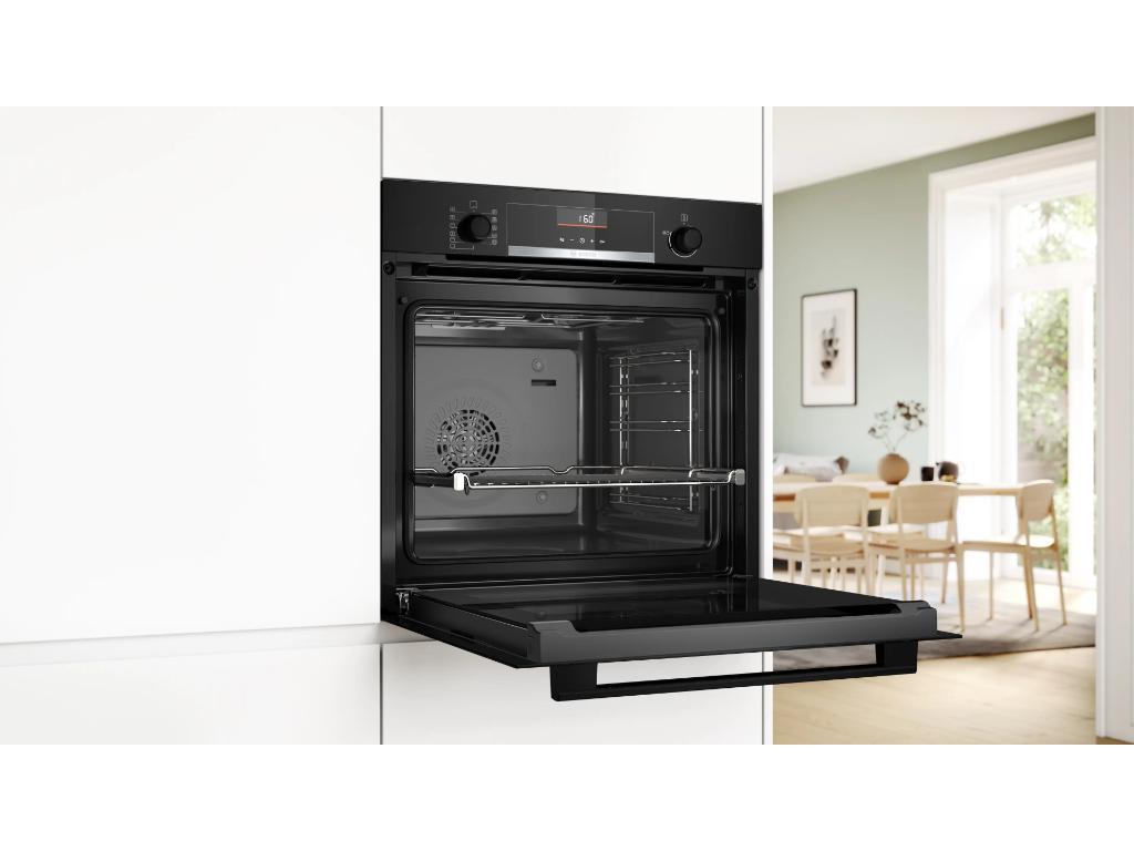 BOSCH pećnica Serie 6| CRNA, A+, EcoClean, AIR FRY Funk,AutoPilot 10, VODILICA, 71L, 8 Programa, - Image 2