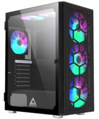 Montech Case X3 Glass Black Mid tower, ATX, 6x RGB fans