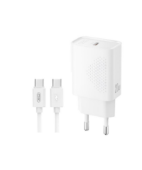 Kucni punjac XO L160 ulaz C 20W white + Type-C cable