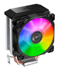 Jonsbo CR-1200E CPU cooler RGB 92mm fan argb LEDs, black-silver