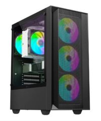 Spire Gaming Case G20, 4xRGBTempered Glass Side,Mesh FrontVGA: 325mm, CPU Cooler: 160mm, ATX