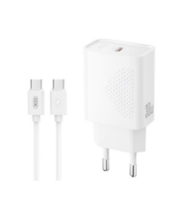 Kucni punjac XO L162 ulaz C 30W white + Type-C cable