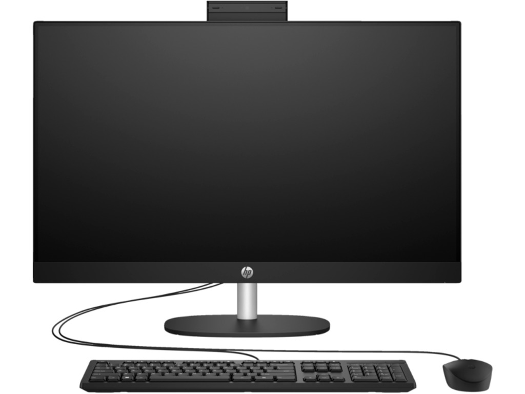 HP All-in-One 27-cr0078ny PC27",NT, crni, 7520U,16GB DDr5 onboard,1TB,Wlan,wireless periferija,3