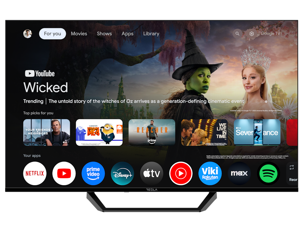TESLA TV 40E655BFS FHD Google Powered by Google TV 2x10W Box Speakers - Image 2