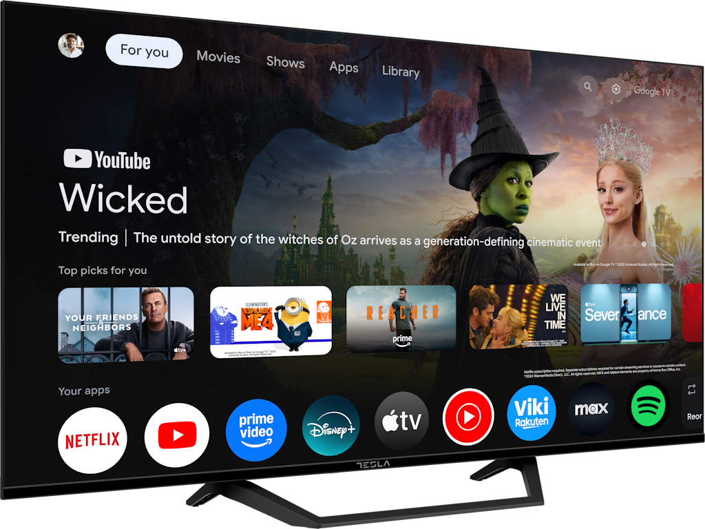 TESLA TV 40E655BFS FHD Google Powered by Google TV 2x10W Box Speakers - Image 4