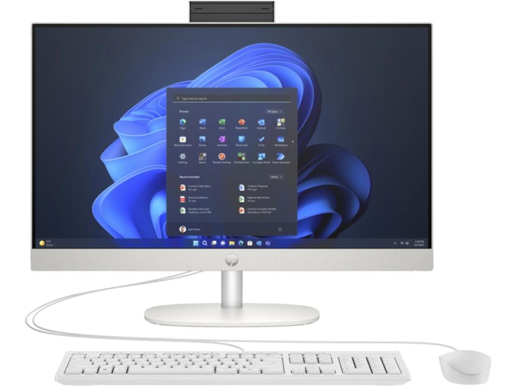 HP ProOne 240 G10 i51335U23,8,NT,1335,8FB,256Gb,Freedos,Wlan, periferija, Bijeli, 3 godine
