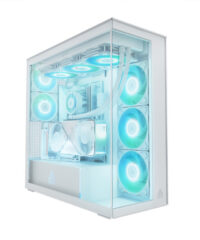 Arctic Xtender VG White Case5xARG fan,E-ATX,Tempered GlassGPU: 482mm, CPU Cooler: 171mm
