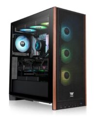 Thermaltake S370 WS, Mid Towertempered glass, wood accents4x120mm PWM fans, GPU: 410mm