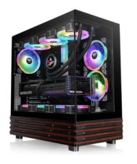 Thermaltake View 270 Plus WSARGB, Mid Tower,tempered glasswood, 3xARGB fans, VGA: 420mm