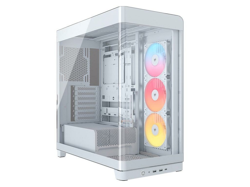 CORSAIR FRAME 4500X RS-R ARGBW, Mid-Tower Case, 3xRS-R120360mm radiator, 185mm cooler, 460mm GPU