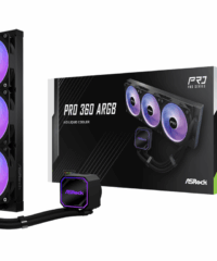 ASROCK 360 A-RGB AIO BlackCPU Liquid Cooler, PRO1851, 1700, AM4, AM5