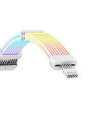 RYZE ARGB Napojni kabl za VGA6pin 3x6+2Pin to 12VHPWRWhite