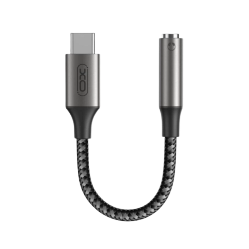 Adapter XO NB-R257C Type C na 3,5mm Black