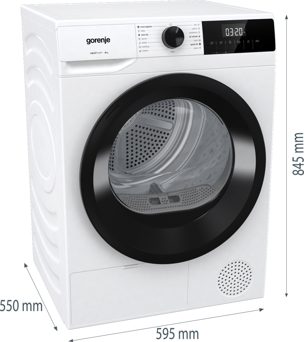 GORENJE Sušilica DHNE83 toplotna pumpa - Image 5