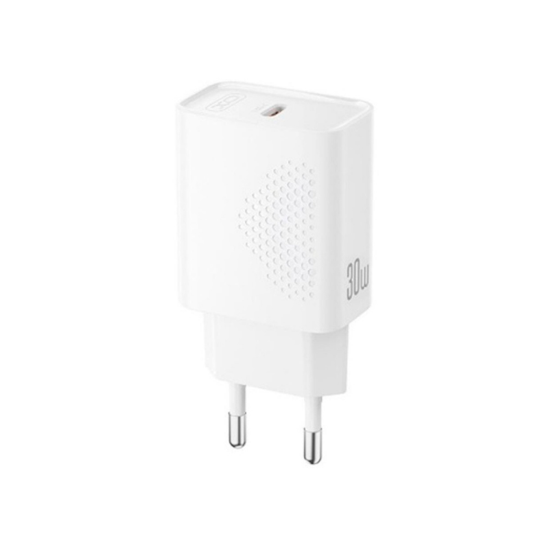 Kucni punjac XO L162 USB-C 30W fast White - glava - Image 2