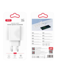 Kucni punjac XO L162 USB-C 30W fast White - glava