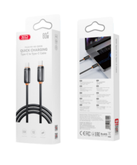 USB kabal XO NBQ302A iPhone - Type C 27W 1m Black