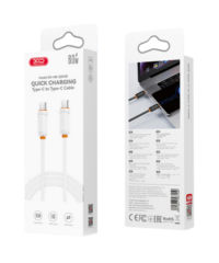 USB kabal XO NBQ302AB Type C - Type C 60W 1m White