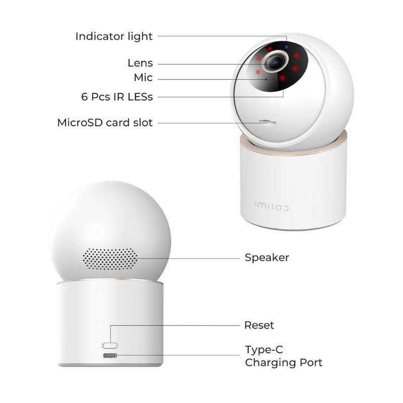 Xiaomi Mijia IMILAB C40 Home Camera 360° 4K - Image 3