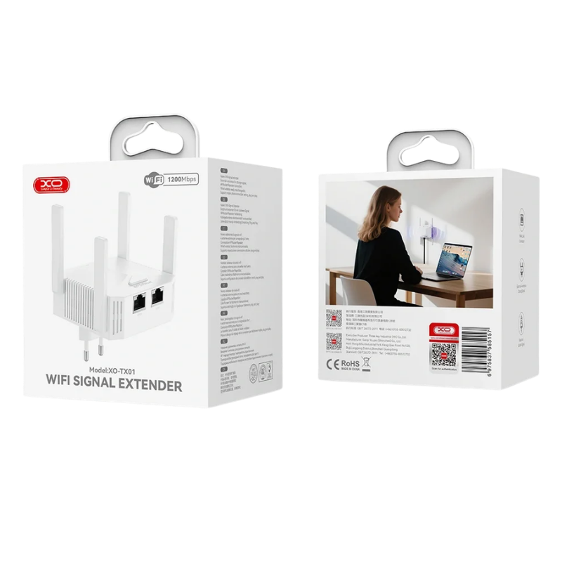 XO TX01 1200M Repeater+100M Router 2u1 - Image 2