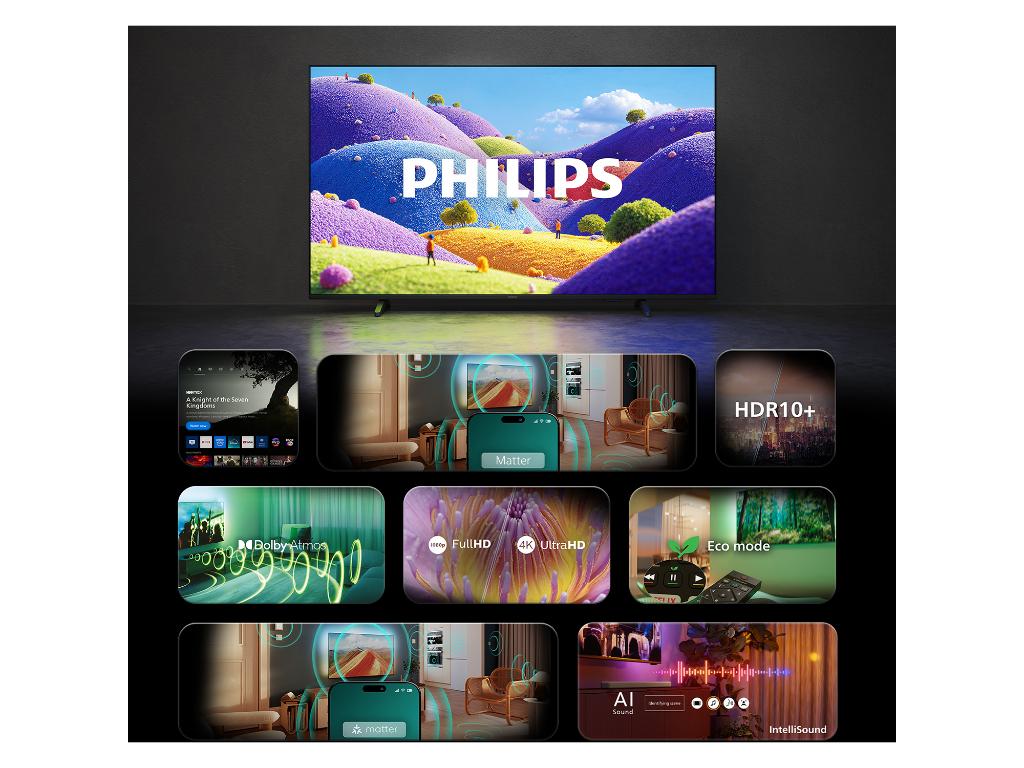 Philips 55''PUS7001 4K Titanzvuk 20W; HDMI 2.1;panel 60HZ; Pixel Precise Ultra HD - Image 2