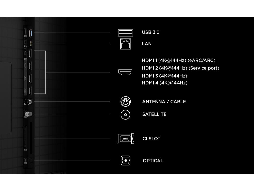 TCL 75"C8L 4K SQD-Mini LED;UHD 144Hz/288Hz FHD Google TV;B&O, 2584 zones, 5500 nits; Zeroborder - Image 2