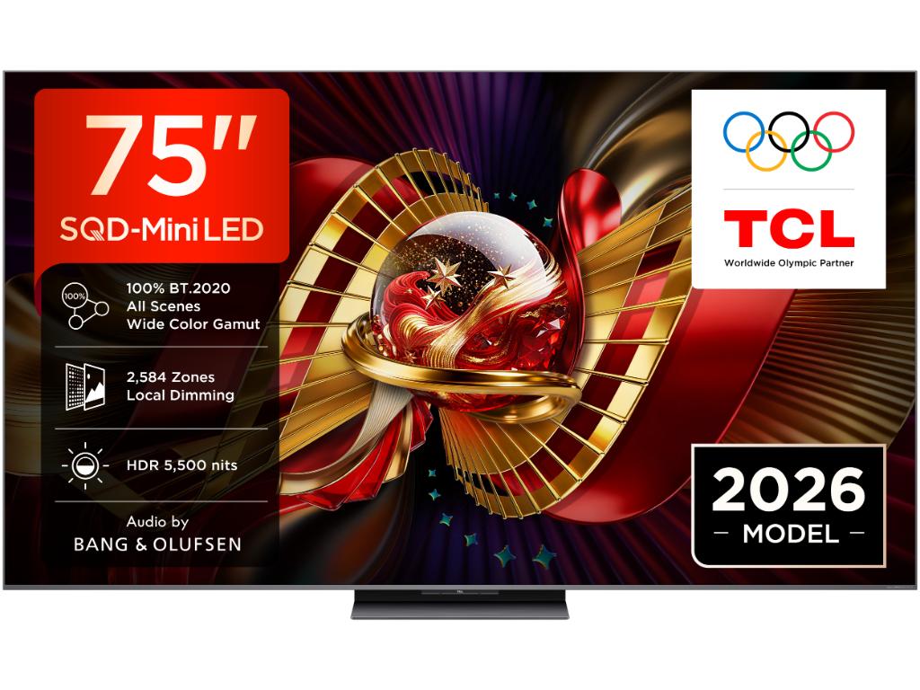 TCL 75"C8L 4K SQD-Mini LED;UHD 144Hz/288Hz FHD Google TV;B&O, 2584 zones, 5500 nits; Zeroborder - Image 3