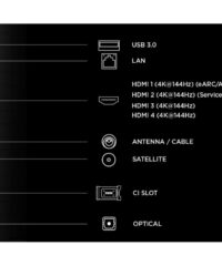 TCL 98"C8L 4K SQD-Mini LED;UHD 144Hz/288Hz FHD Google TV;B&O, 4032 zones, 6000 nits; Zeroborder