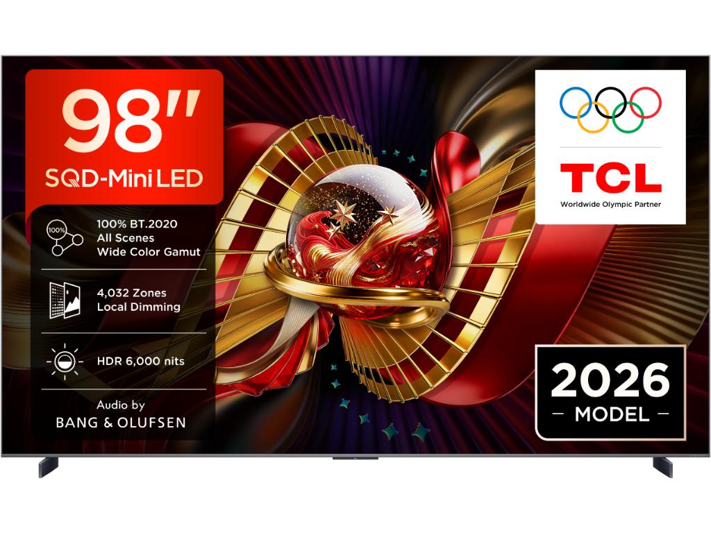 TCL 98"C8L 4K SQD-Mini LED;UHD 144Hz/288Hz FHD Google TV;B&O, 4032 zones, 6000 nits; Zeroborder - Image 2