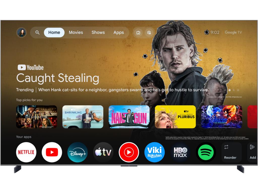 TCL 98"C8L 4K SQD-Mini LED;UHD 144Hz/288Hz FHD Google TV;B&O, 4032 zones, 6000 nits; Zeroborder - Image 7