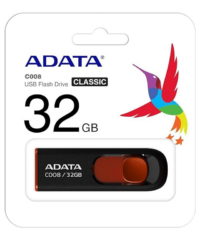 ADATA UFD 32GB C008 Black USB 2.0, R/W: 30/10MBps